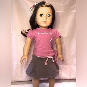 American Girl Doll. Brunette with freckles. Excellent condition.
